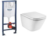Комплект инсталляция Grohe Rapid SL 38721001 + унитаз Roca Gap Clean Rim A34H47C000 с сидением Soft Close