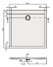 Душевой поддон Villeroy&Boch Subway UDA1035SUB1V-01