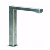 Смеситель для кухни, квадратный GENEBRE INOX, нерж. сталь, двухрежимный 65208186066
