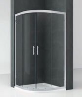 Душевая кабина Novellini Kali R 80x80 (профиль серебро, прозрачное стекло) KALIR80-1B