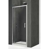 Дверь душевая Novellini Kali G 76-82x195h (профиль серебро, прозрачное стекло) KALIG76-1B