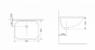 Раковина под столешницу Devit 1610132