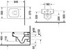 Унитаз подвесной Duravit Vero 221709