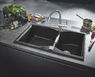 Мойка для кухни Grohe K700 90х50 см кварцевый композит черный гранит 31658AP0