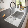 Кухонная мойка с нержавеющей стали Grohe K700 31580SD0 матовая