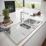 Кухонная мойка с нержавеющей стали Grohe K500 матовая 31572SD0