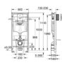Система инсталляции для унитаза Grohe Rapid SL 38772001