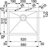 Кухонная мойка Franke Planar PPX 210-58 TL (127.0203.469)
