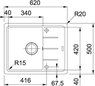 Кухонная мойка Franke Basis BFG 611-62 114.0306.795