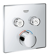 SmartControl Смеситель для душа, внешняя часть, на 2 выхода, хром 29148000