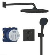 Душевая система скрытого монтажа Grohe QuickFix Precision черный матовый 348822430
