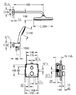Душевая система скрытого монтажа Grohe QuickFix Precision черный матовый 348822430
