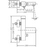 Смеситель для ванны GENEBRE Kenjo 63100264567