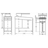 Смеситель для раковины GENEBRE Kenjo 63137 26 45 67