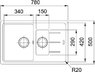 Кухонная мойка Franke Basis BFG 651-78  114.0285.361