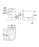  Подвесной безободковый унитаз GROHE Euro Ceramic (без сиденья), альпин-белый (39328000)