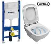 Комплект инсталляция Geberit 458.126.00.1 + унитаз KOLO Style Rimfree L23120000 с сидением Soft Close