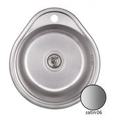 Кухонная нержавеющая мойка одночашевая круглая IMPERIAL 4843 Satin 06 IMP484306SAT