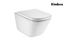 Унитаз подвесной Roca Gap Clean Rim A34647L000 с крышкой микролифт A801472004