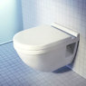 Инсталляция Grohe 38750 или 38755+ + 2200090000 Starck3 Унитаз консольный 360x540 с крышкой плавного опускания Duravit (Германия)(38750 или 38755+ + 2200090000)