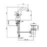 Смеситель для раковины Bianchi Old Fashion LVBOLF1034OLFIAVOT