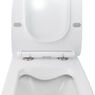 Унитаз подвесной безободковый Q-Tap Crow WHI 5170 с сидением soft-close QT05335170W