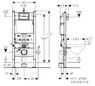 Инсталляция Geberit Duofix 458.178.21.1 4 в 1 + Унитаз подвесной ASIGNATURA Simple Bend 37822805 с сиденьем Soft Closing