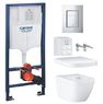 Комплект инсталляция Grohe Rapid SL 39501000 + унитаз подвесной Grohe EURO CERAMIC 3932800H с кришкой Soft Close 39330001