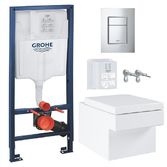 Комплект инсталляция Grohe Rapid SL 39501000 +унитаз подвесной Grohe Cube Ceramic 3924400H сиденьям Soft Close 39488000