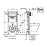 Комплект инсталляция + унитаз Grohe Solido Perfect с крышкой Soft-Close 39186000