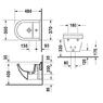 Биде подвесное Duravit Compact Starck 3 228115