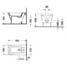 Биде напольное Duravit 2nd floor 013710