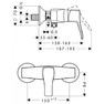 Смеситель для душа Hansgrohe Metris Classic 31672000