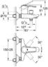 Смеситель для ванны Grohe Eurostyle Cosmopolitan 33591002