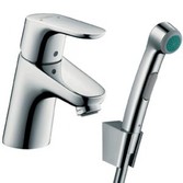 Смеситель для раковины Hansgrohe Focus E2 с гигиеническим душем 31926000