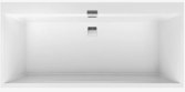 Квариловая ванна Villeroy&Boch Squaro Edge 190x90 с ножками и сифоном UBQ190SQE2DV-01
