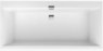 Квариловая ванна Villeroy&Boch Squaro Edge 190x90 с ножками и сифоном UBQ190SQE2DV-01