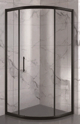 Душевая кабина ASIGNATURA Altea 90x90 (Профиль - черный матовый, стекло -прозрачное) 29020802