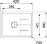 Кухонная мойка Franke Basis BFG 611-62 114.0272.595