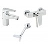 Набор смесителей для душа без штанги GENEBRE Klip 03KL-shower 64130164566+64110164566