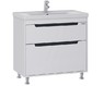 Тумбы с умывальником SANWERK GRETA 60 цв. белый с умывальником Канте 2F MV0000617