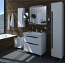 Тумбы с умывальником SANWERK GRETA 60 цв. белый с умывальником Канте 2F MV0000617