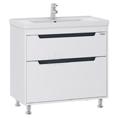Тумбы с умывальником SANWERK GRETA 80 цв. белый с умывальником Канте 2F MV0000621