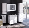 Тумбы с умывальником SANWERK ALESSA 80 цв. белый с умывальником Канте 2F, MV0000634