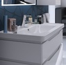 Тумбы с умывальником SANWERK ALESSA 80 цв. белый с умывальником Канте 2F, MV0000634