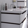 Тумбы с умывальником SANWERK ALESSA 60 MV0000695 цв. венге с умывальником Канте 2F, MV0000695