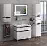Тумбы с умывальником SANWERK ALESSA 80 цв. венге с умывальником Канте 2F, MV0000602