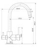 Кухонный смеситель Imprese DAICY-U 55009-UB