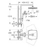 Душова система термостатична Grohe QuickFix Vitalio Comfort System 250 Cube 266962431
