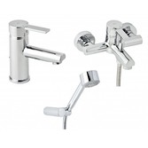 Набор смесителей для ванны без штанги GENEBRE Tau2 03TA2-bath 65135294566+65100294566